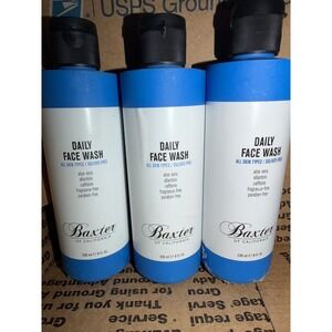Baxter of California Daily Face Wash 3 Pack for All Skin Types men